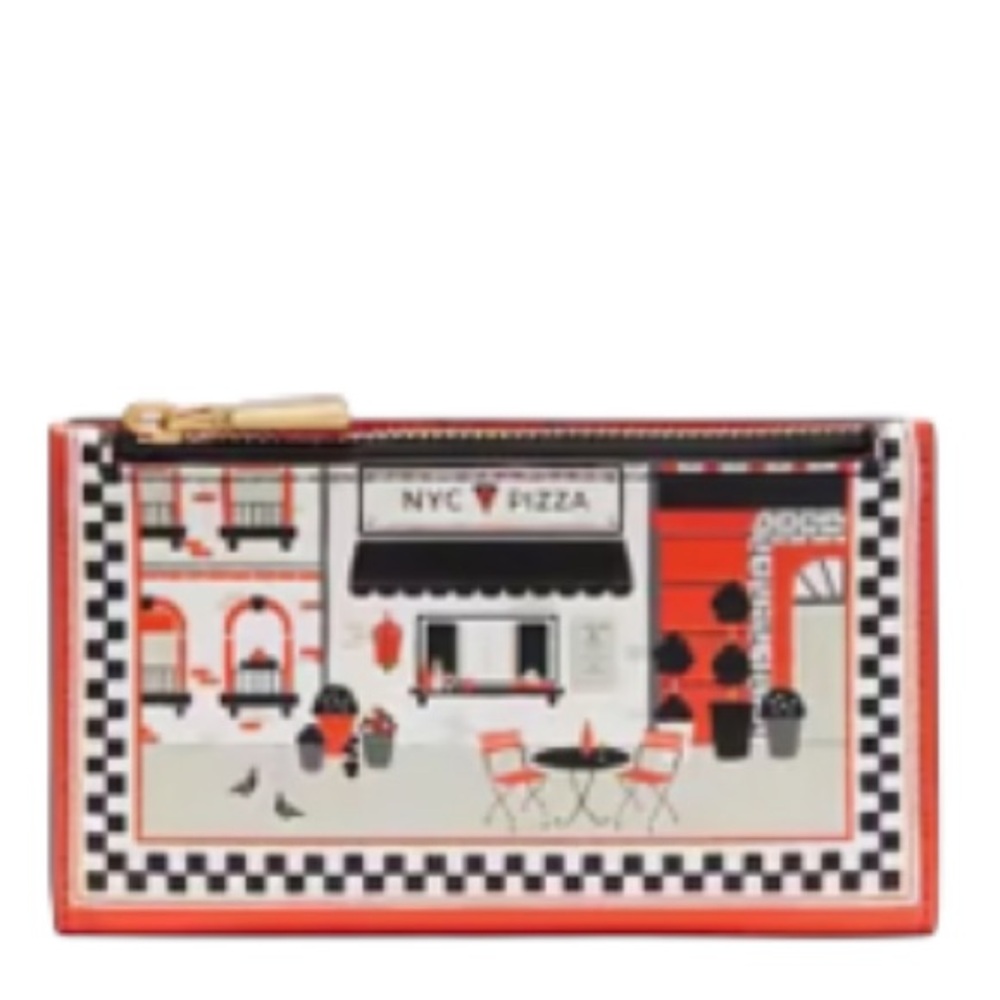 Kate Spade Pizza Small Bifold Wallet